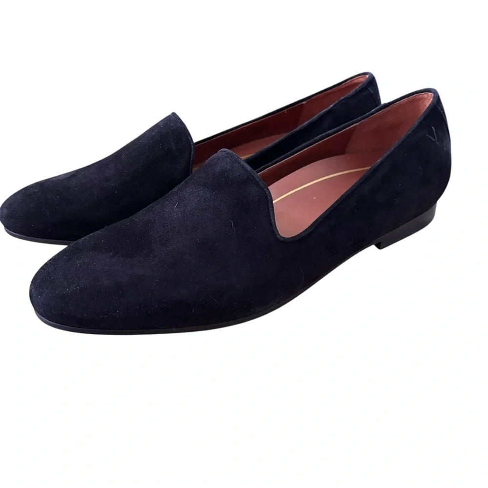 Vionic Black Suede Loafers